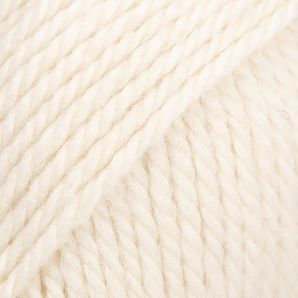 Fio Drops Nepal Unicolor 50g off white - lã e alpaca macio perfeito para crochet e tricot