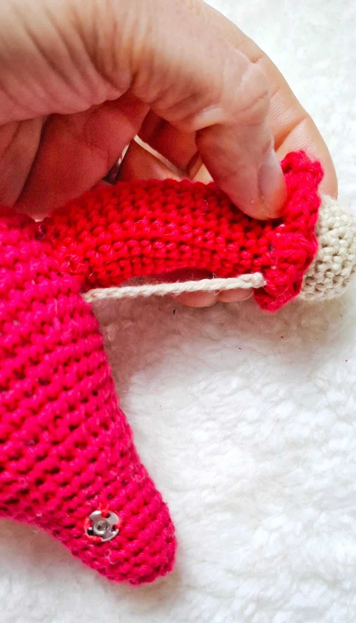 Padrão de crochet PDF do Sistema Reprodutor Feminino em amigurumi - modelo anatômico educativo detalhado