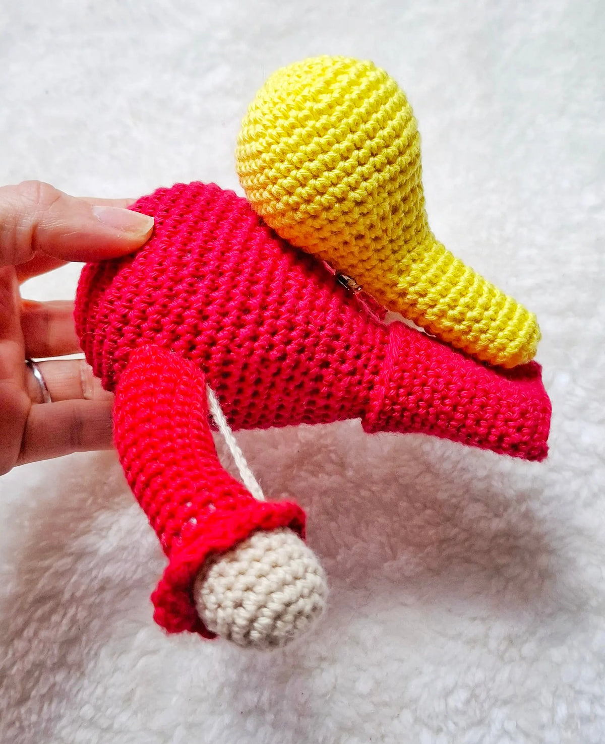 Padrão de crochet PDF do Sistema Reprodutor Feminino em amigurumi - modelo anatômico educativo detalhado