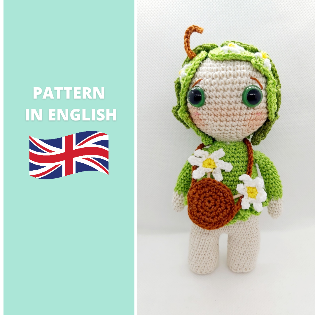 Padrões Amigurumi Elementos da Natureza – Bonecas Terra, Água, Fogo e Vento | Coleção Sustentável Bilíngue (PT/EN)