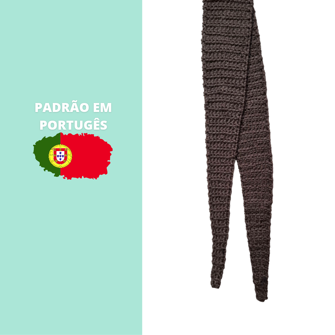 Padrão Digital de Crochê — Cachecol Winter Hug | PDF Instantâneo