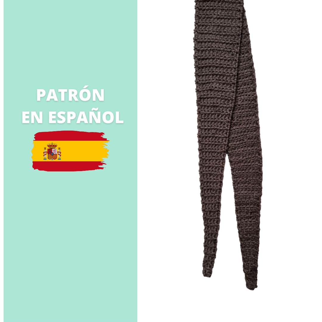 Padrão Digital de Crochê — Cachecol Winter Hug | PDF Instantâneo