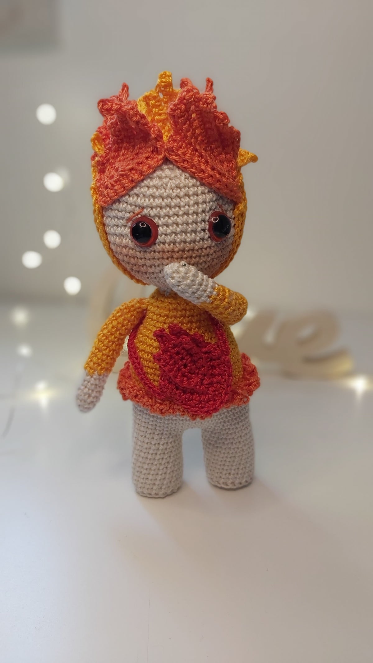 Padrão de crochet PDF Elementos da Natureza - bonecas amigurumi Terra, Água, Fogo e Vento em coleção sustentável bilíngue