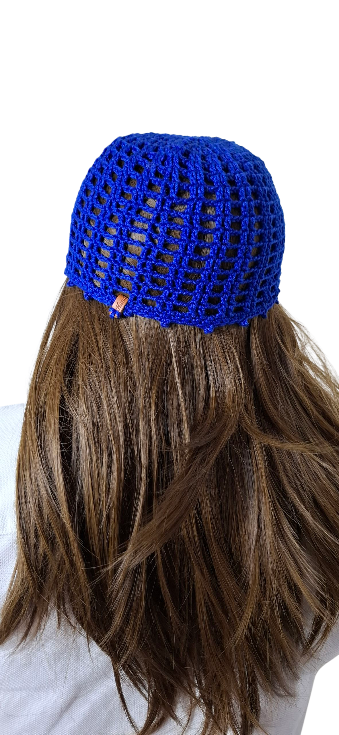 Head Piece artesanal em algodão mercerizado - acessório de cabelo exclusivo L'Amuleto Atelier estilo boho