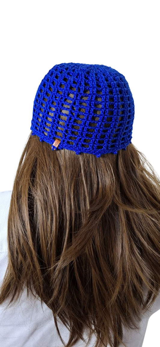 Head Piece artesanal em algodão mercerizado - acessório de cabelo exclusivo L'Amuleto Atelier estilo boho