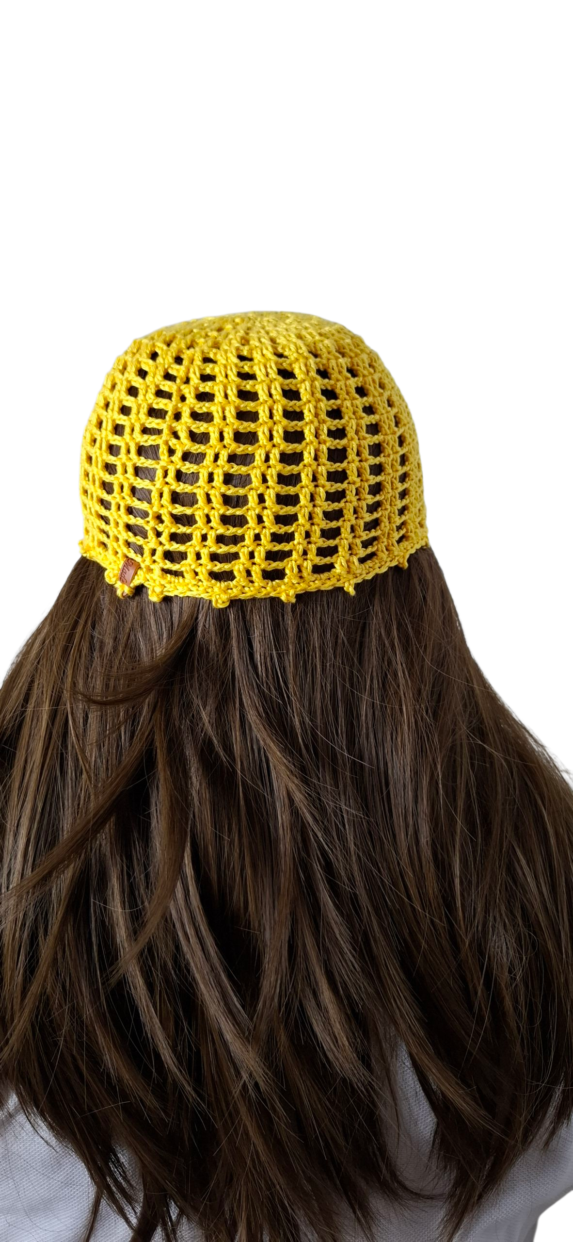 Head Piece artesanal em algodão mercerizado - acessório de cabelo exclusivo L'Amuleto Atelier estilo boho