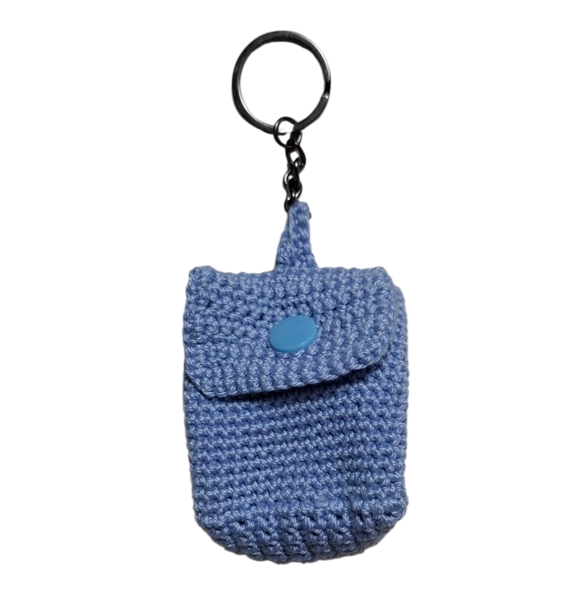 Porta-chaves amigurumi bolsinha em crochet feito à mão - disponível em várias cores