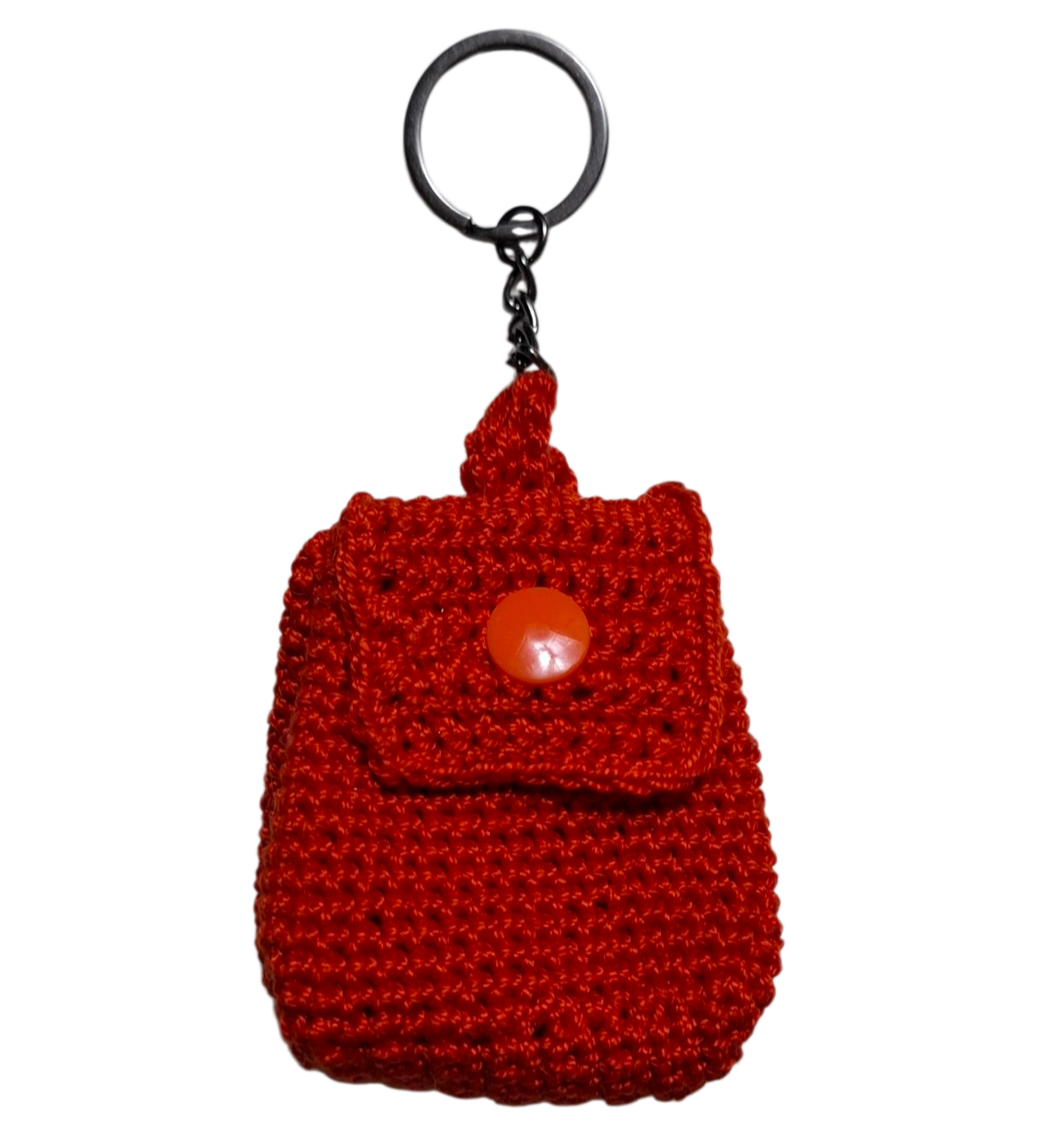 Porta-chaves amigurumi bolsinha em crochet feito à mão - disponível em várias cores
