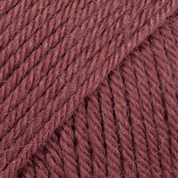 Fio Drops Lima unicolor 50g - 65% lã 35% alpaca em cores sólidas para crochet e tricot