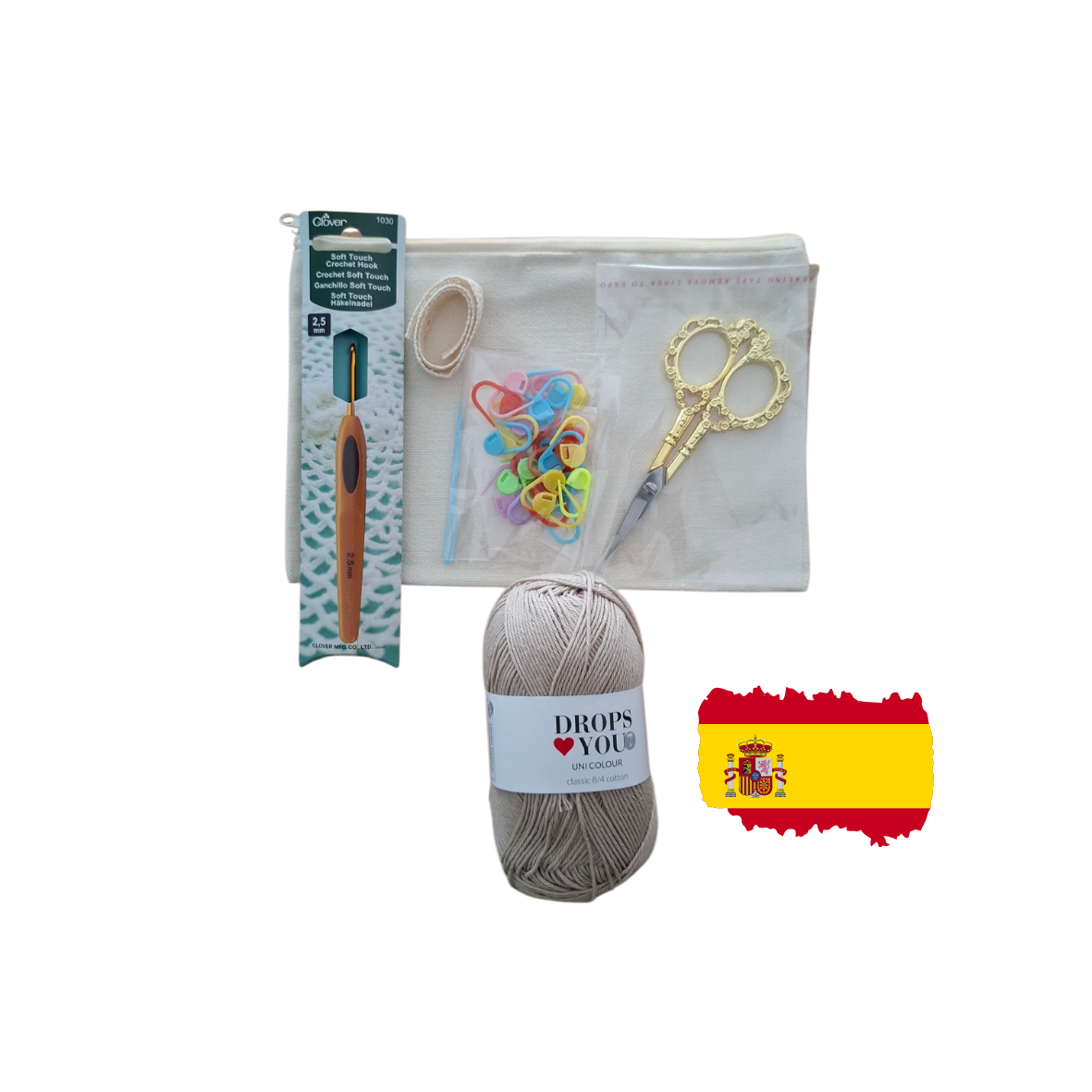 kit flower bag espanhol
