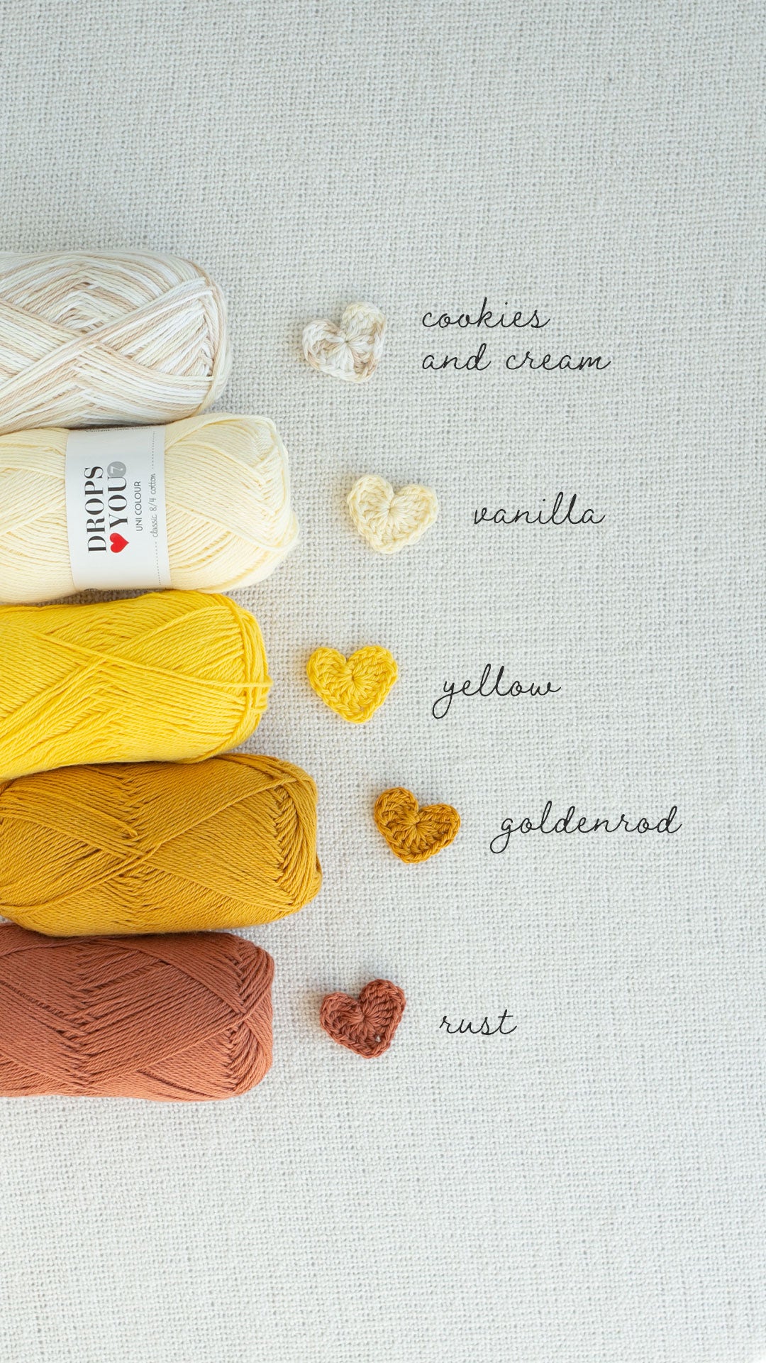 Fio Drops Love You 7 algodão 100% para amigurumi e crochet - novelo 50g ideal para trabalhos detalhados