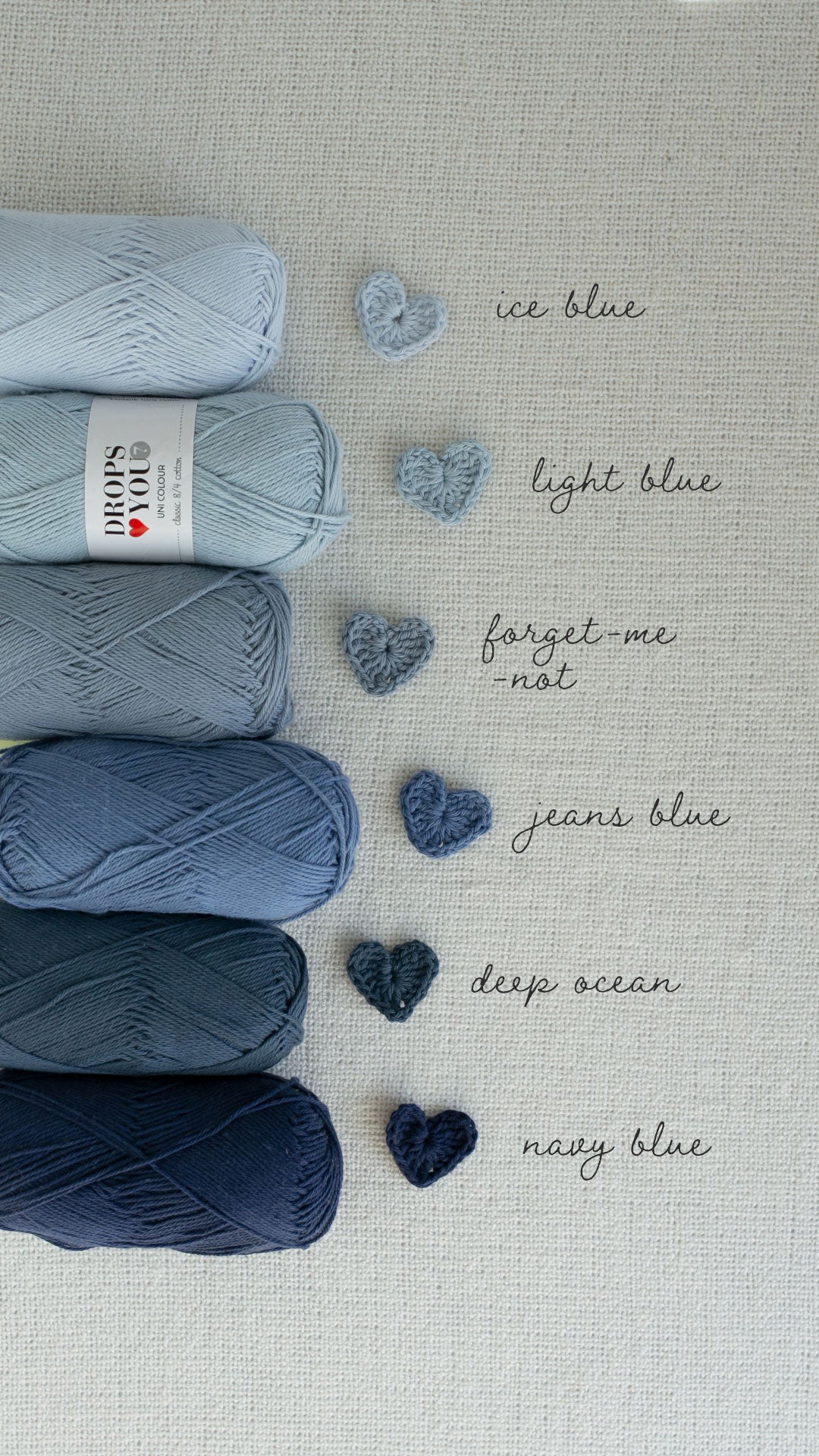 Fio Drops Love You 7 algodão 100% para amigurumi e crochet - novelo 50g ideal para trabalhos detalhados