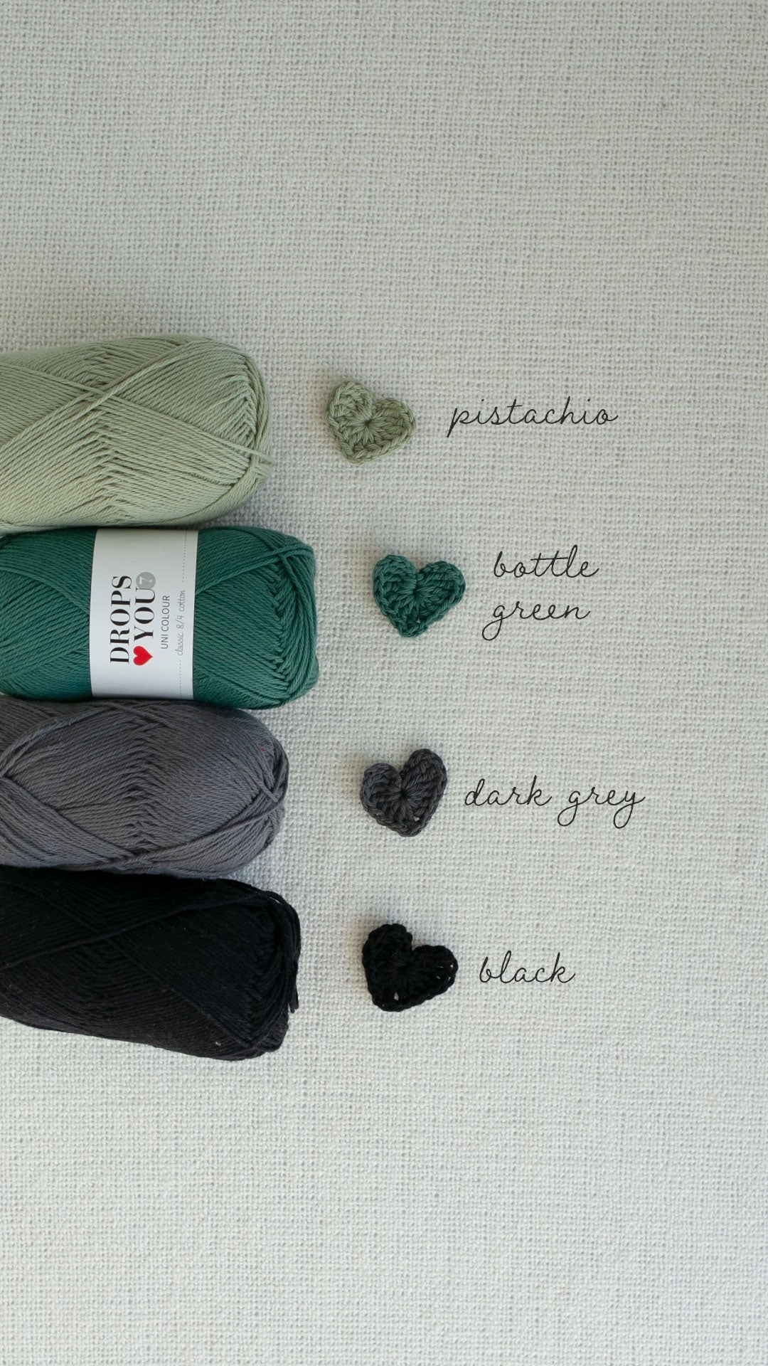 Fio Drops Love You 7 algodão 100% para amigurumi e crochet - novelo 50g ideal para trabalhos detalhados