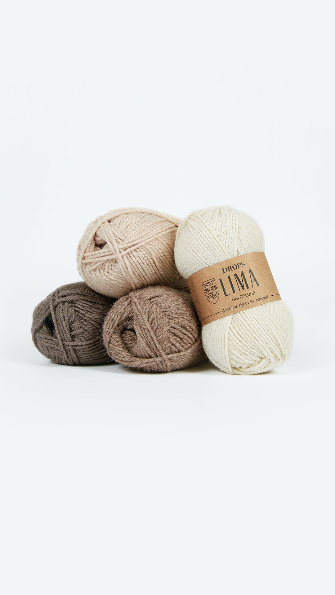 Fio Drops Lima Mix 50g - 65% lã 35% alpaca ideal para projetos do dia-a-dia
